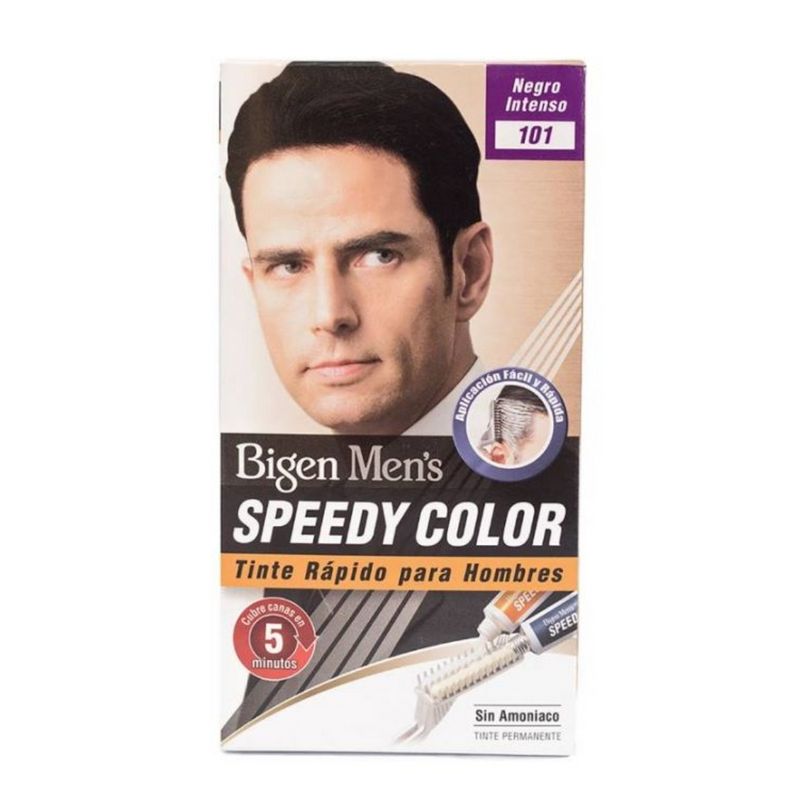 BIGEN - Tinte Permanente Para Hombre Speedy Color 101 Negro Intenso