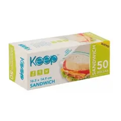 KEEP - Bolsa Hermetica Sandwich 50un