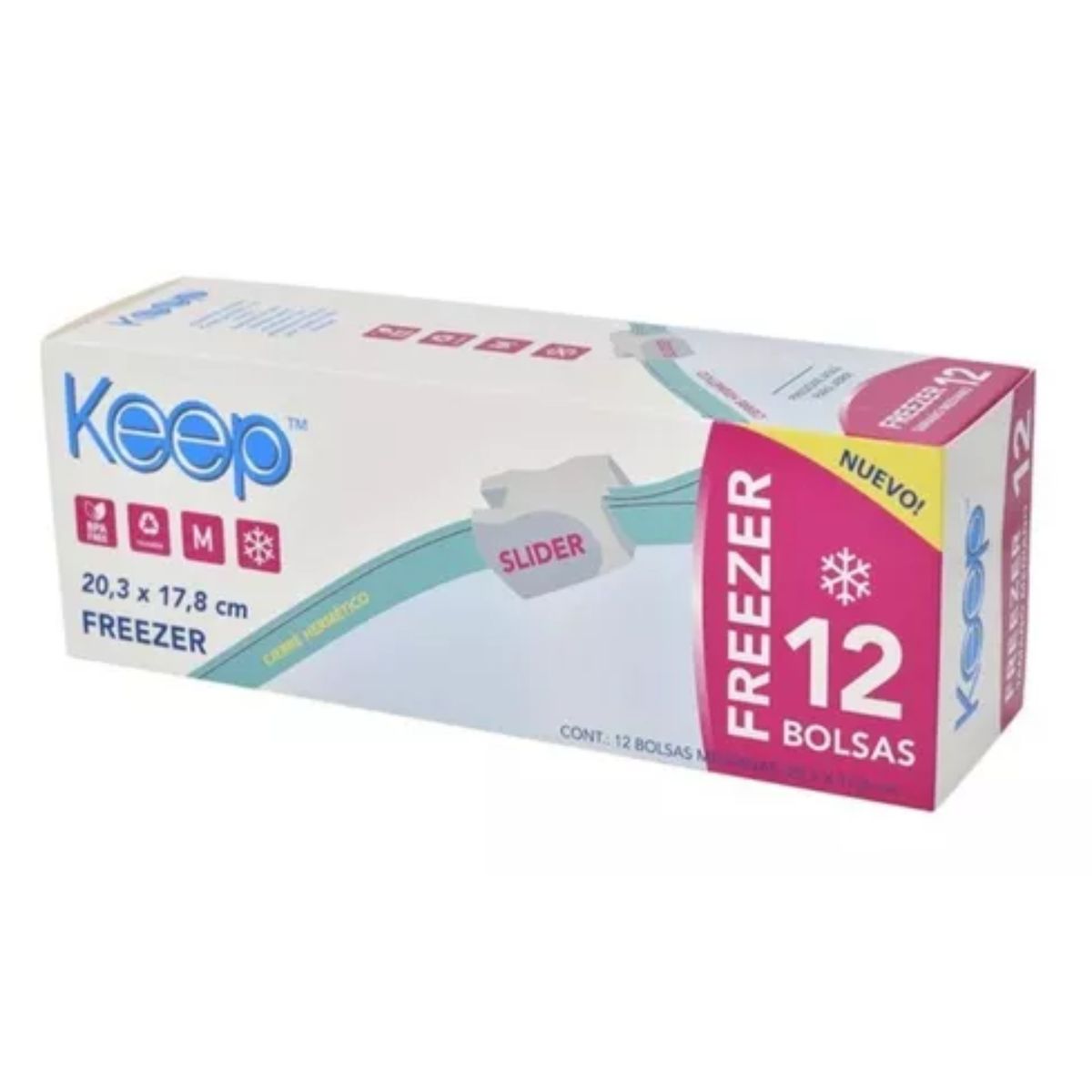 KEEP - Bolsa Hermetica Freezer 12un Keep