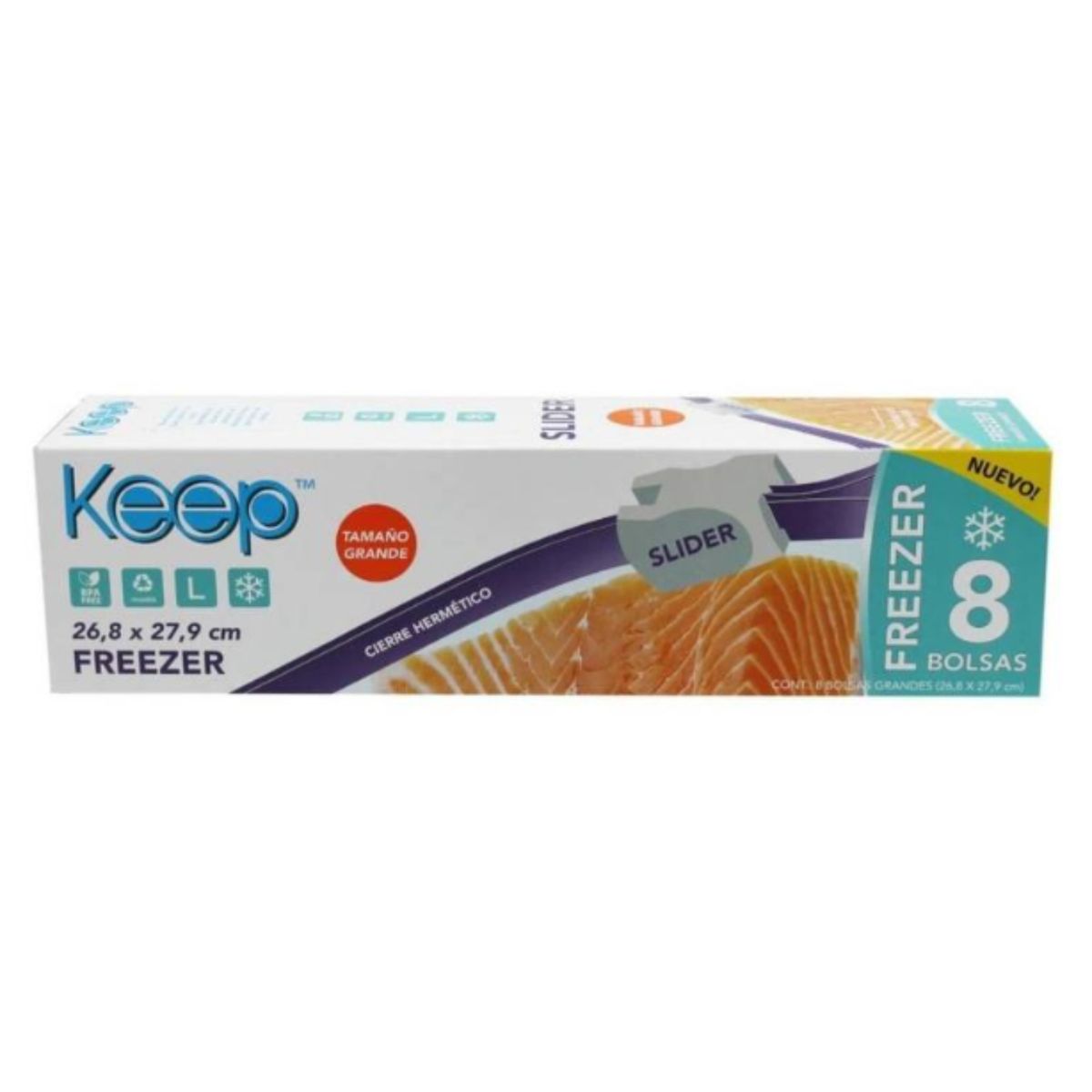 KEEP - Bolsa Hermetica Freezer 8un Keep