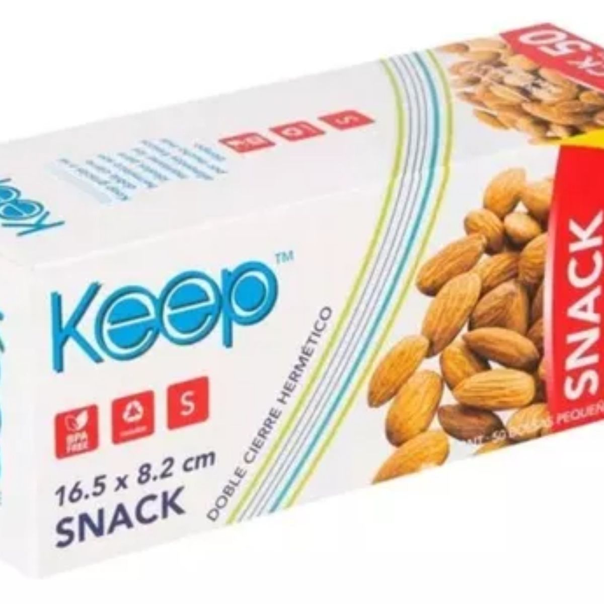 KEEP - Bolsa Hermetica Snack 50un Keep