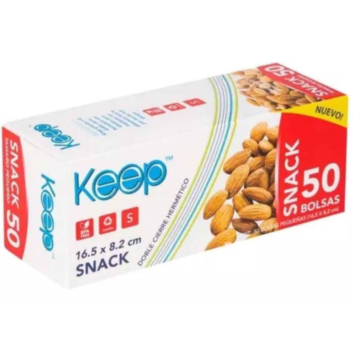 KEEP - Bolsa Hermetica Snack 50un Keep