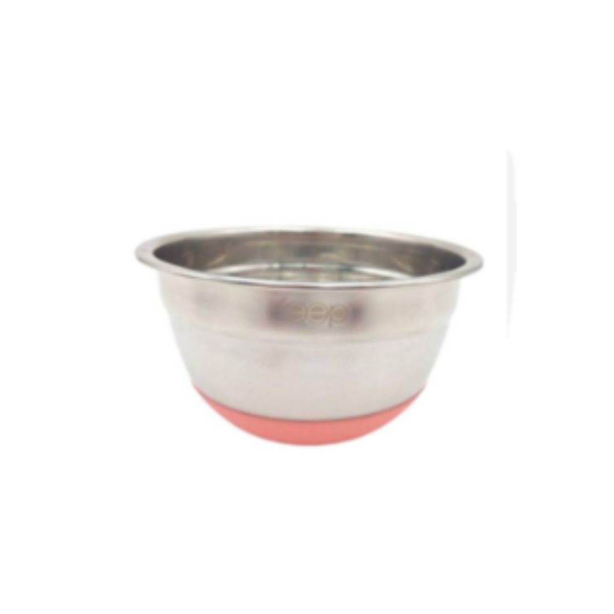KEEP - BOWL ACERO INOX. 20 CM SILICONA ANTIDESLIZANTE KEEP ROSADO