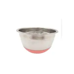 KEEP - BOWL ACERO INOX. 20 CM SILICONA ANTIDESLIZANTE ROSADO