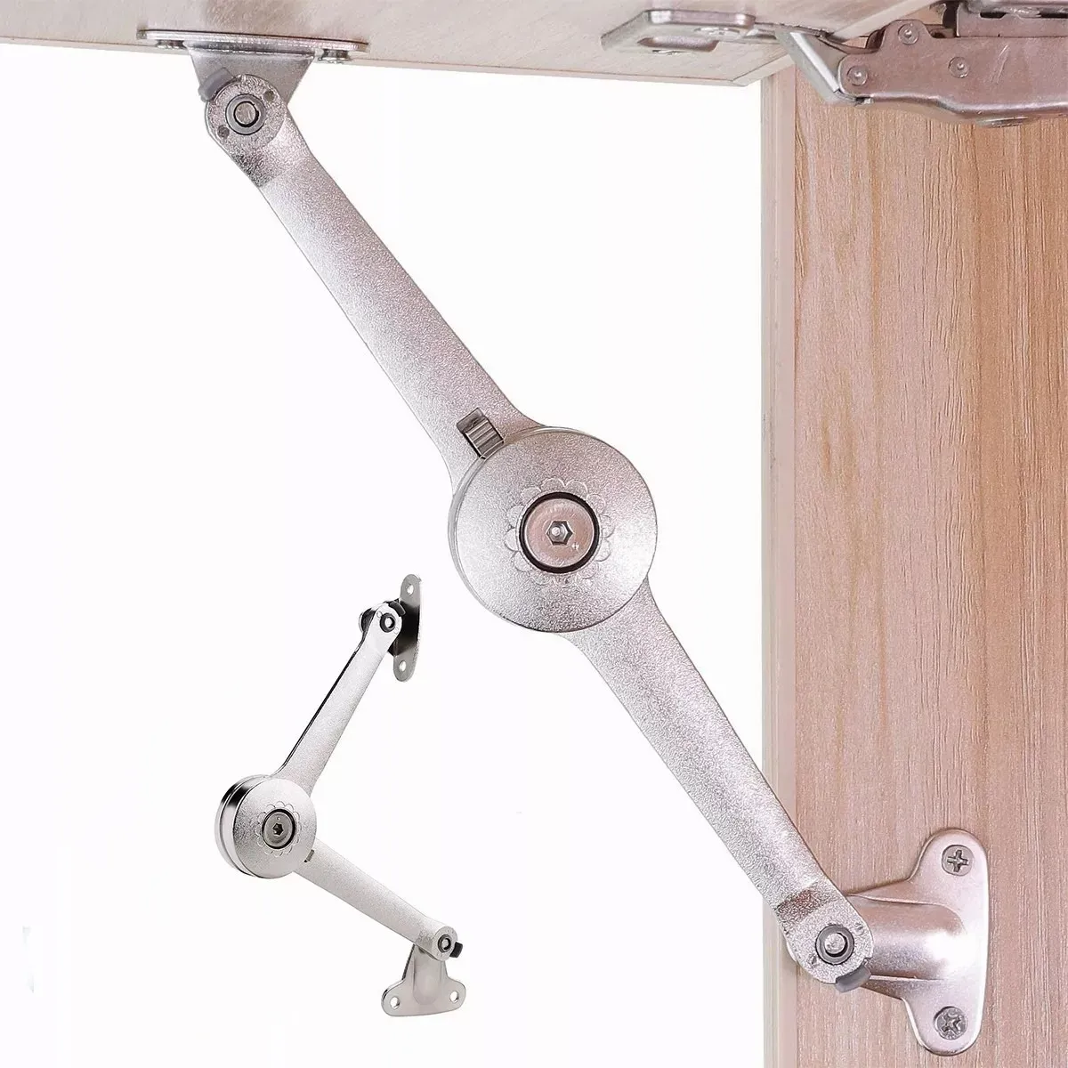 KUANGYE - Brazo Bisagra Articulado De Fricción Para Puerta Alacenas Gabinetes