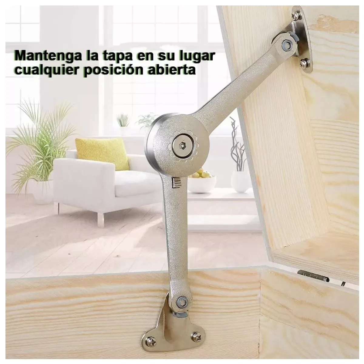 KUANGYE - Brazo Bisagra Articulado De Fricción Para Puerta Alacenas Gabinetes