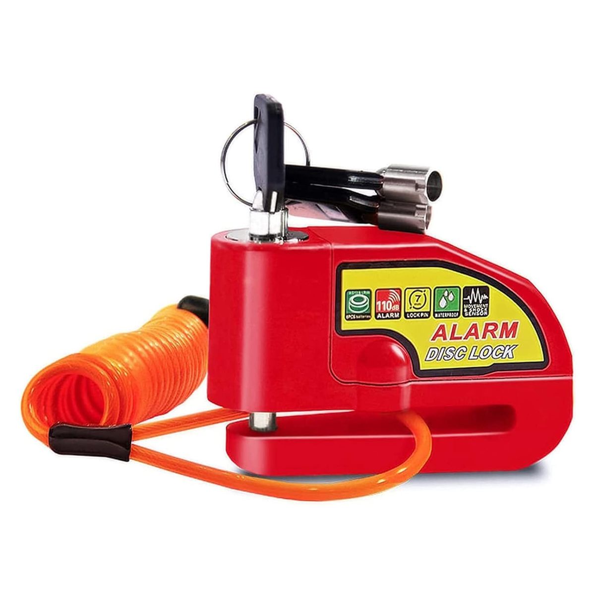 COREJOY - Candado Cadena Para Motos Bicicleta  con alarma protegen