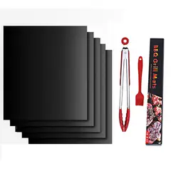 WELDMON - Reutilizable Estera Para Parrilla Horno Barbacoa - Set De 8