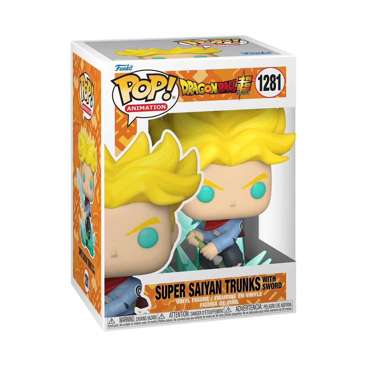 FUNKO - Funko Pop Super Saiyan Trunks WS Word Dragon Ball Super - 1281