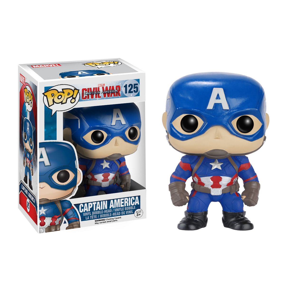 FUNKO - Funko Pop Capitan Amercia 3 Marvel - 125