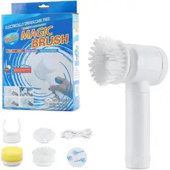 GENERICO - Cepillo De Limpieza Inalámbrico USB Electrico Cocina Baño
