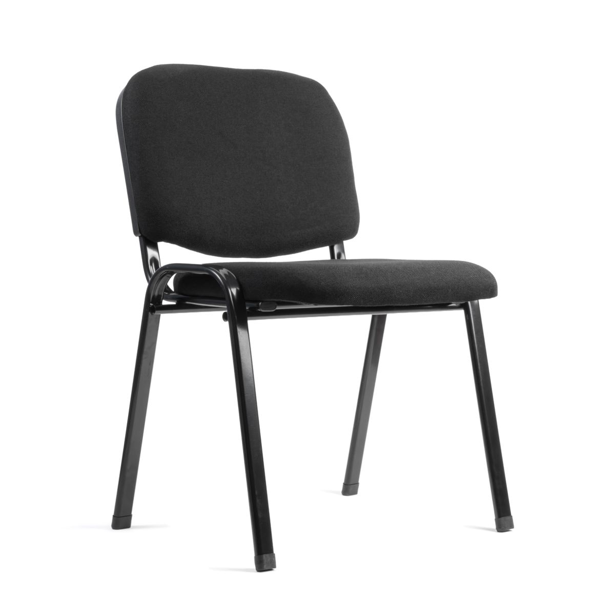 MODERNISMO - Silla visita ISO acolchada casino negro