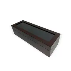 MUNDO ONLINE - Caja Estuche Organizador 5 Relojes Madera de Lujo