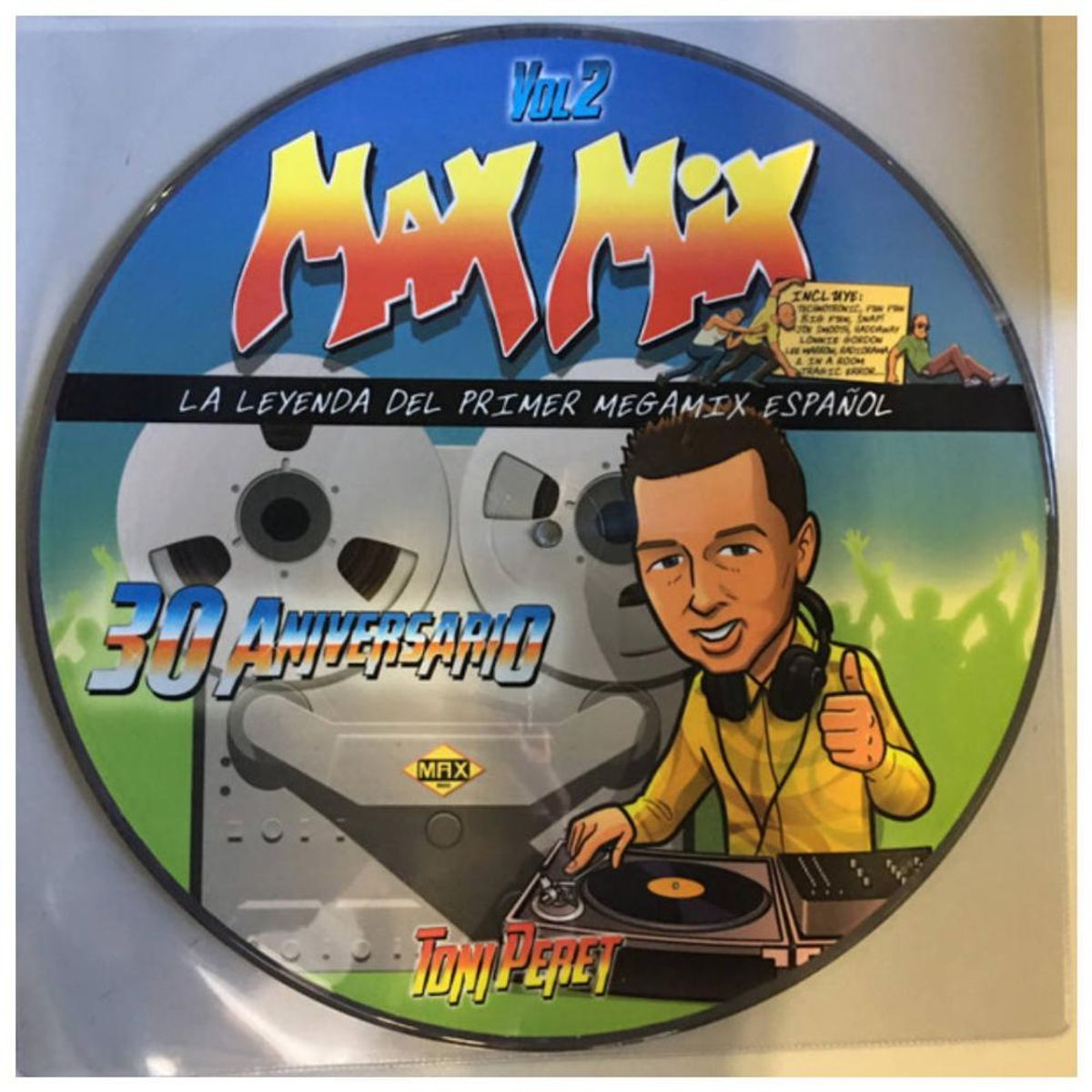 HITWAY MUSIC - MAX MIX - 30th An V2 PICTURE DISC - 12 MAXI SINGLE VINILO