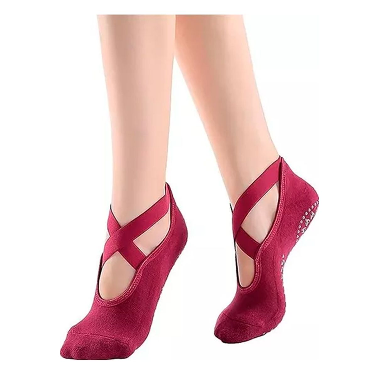 ESHOPANGIE - Calcetines De Yoga Antideslizantes Para Mujer