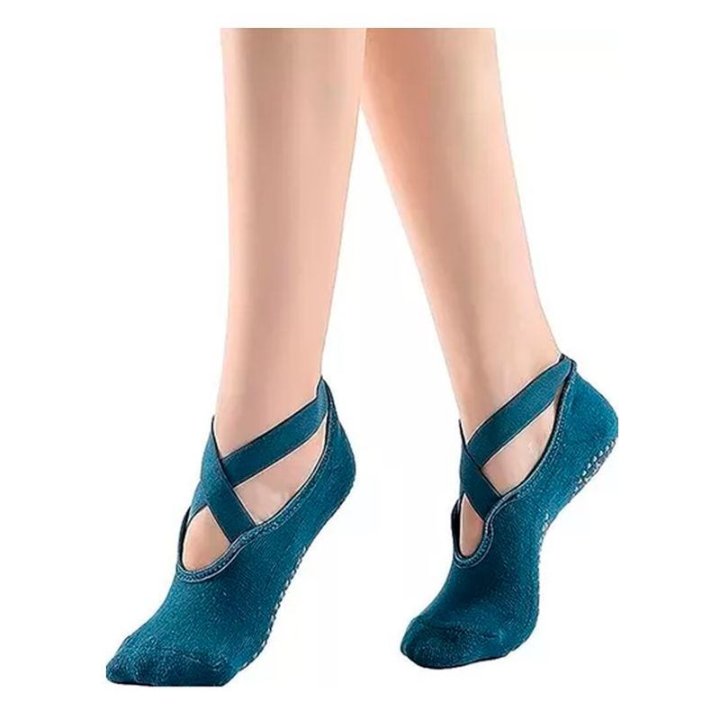 ESHOPANGIE - Calcetines De Yoga Antideslizantes Para Mujer_.