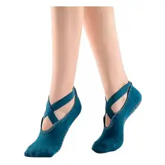 ESHOPANGIE - Calcetines De Yoga Antideslizantes Para Mujer_.