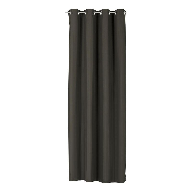 CLEMS CORTINAS - Cortina Tradicional 100% Blackout Cafe Oscuro