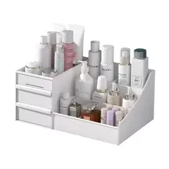 GENERICO - Organizador De Maquillajes Y Cosmeticos Blanco