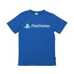 PLAYSTATION - Polera Niño Azul Logo