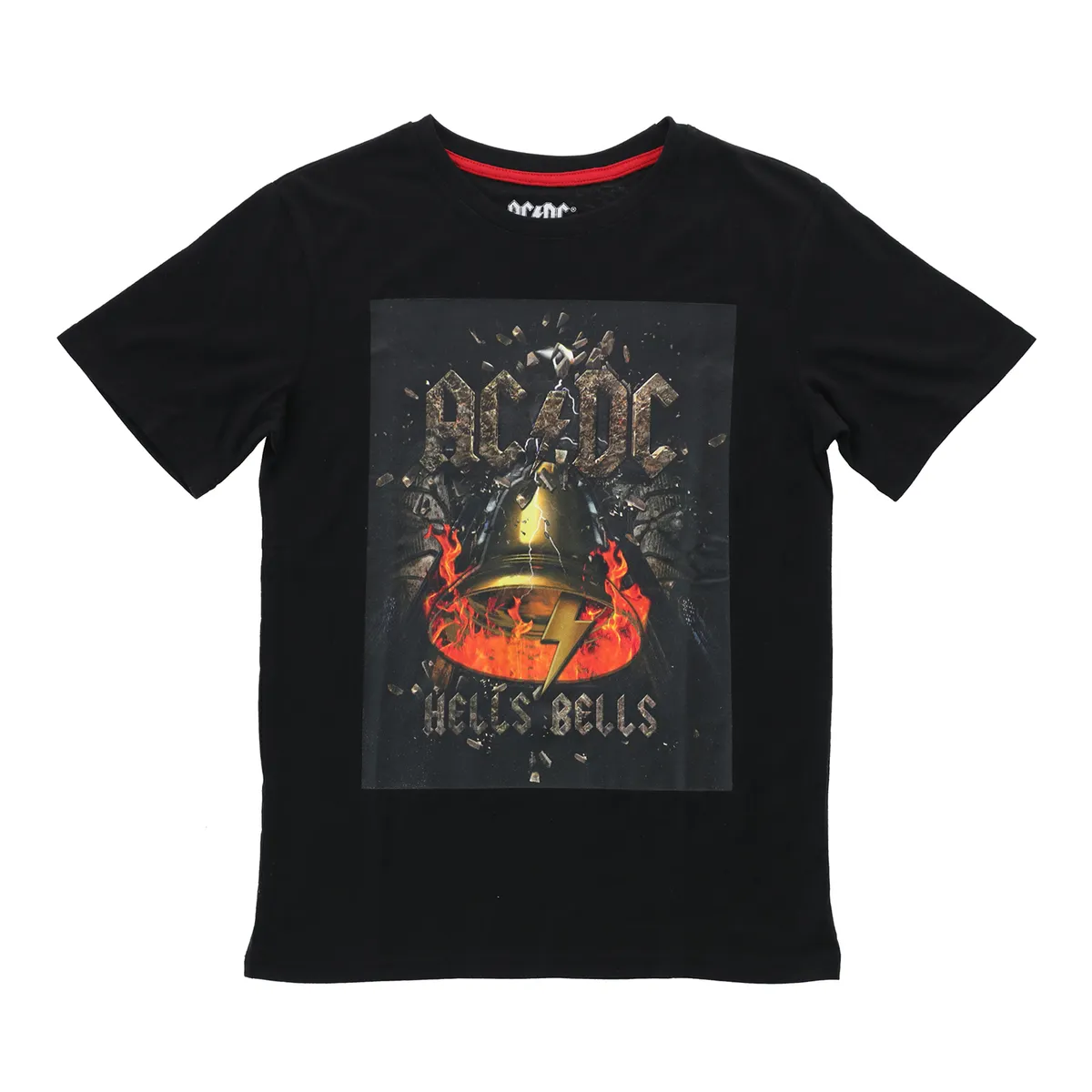AC DC - Polera Niño Negra Hells Bells AC/DC