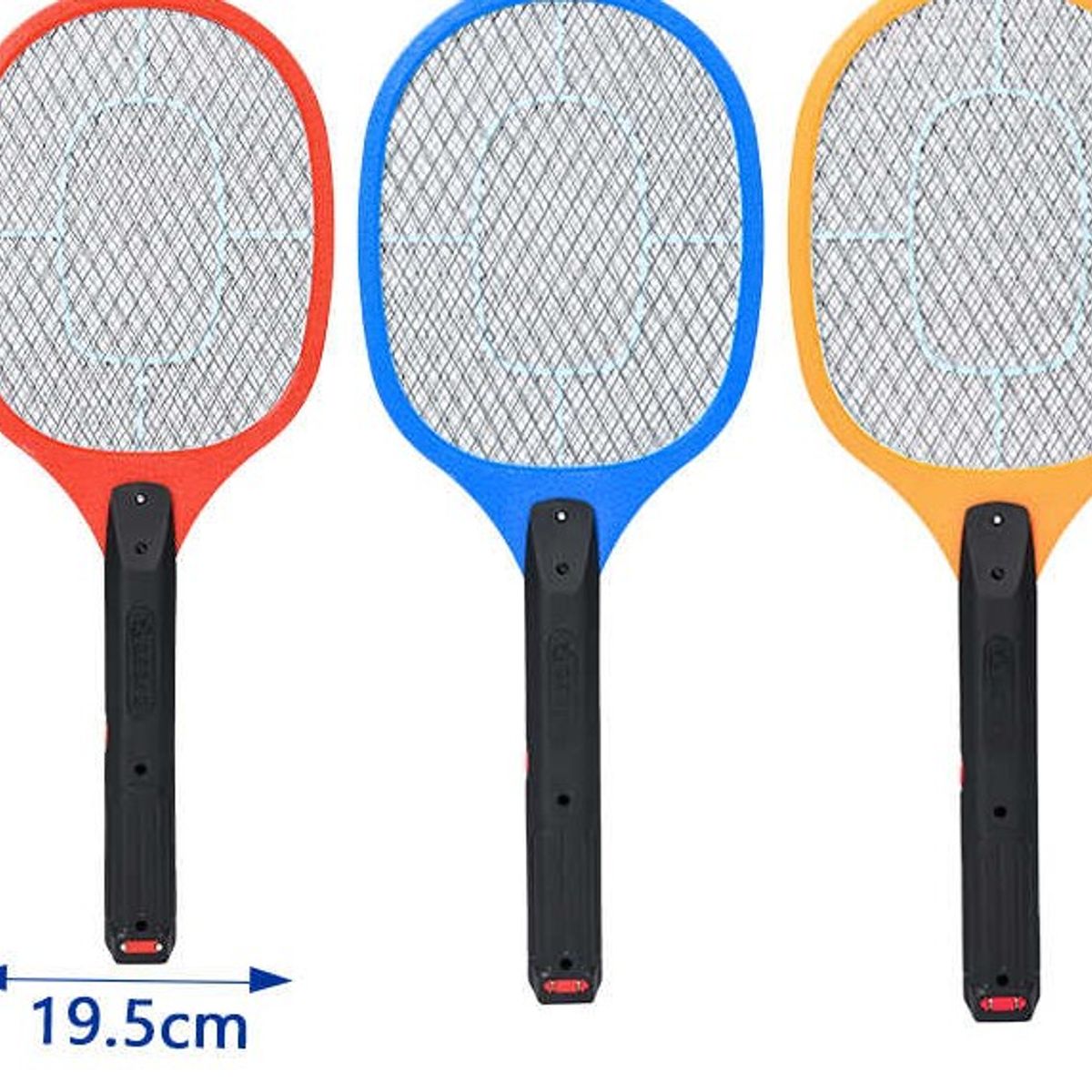 GENERICO - Raqueta electrica mata mosca