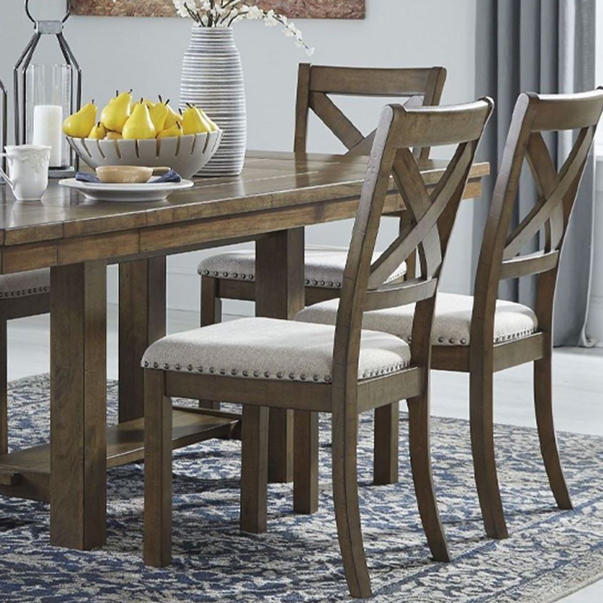 MSA MUEBLES SANTA ANA - Juego de Comedor 8 Sillas Mortimer