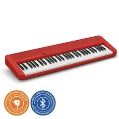 CASIO - Teclado Rojo 61 Teclas