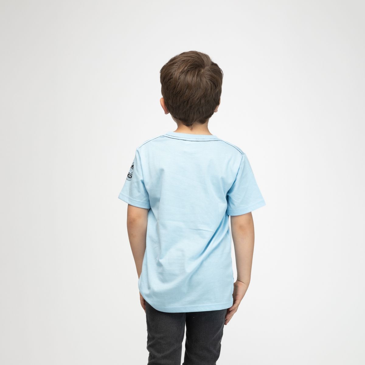 MARVEL - Polera Niño Telarañas Spiderman Celeste Marvel