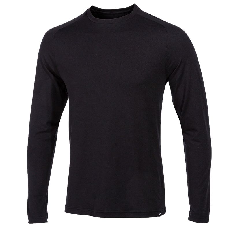JOMA - Polera Manga Larga Hombre Explorer Negra Joma