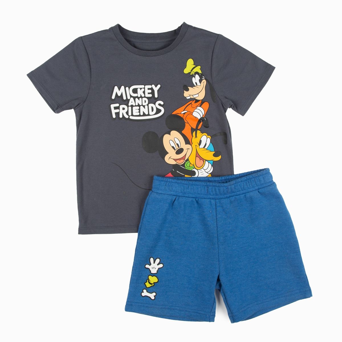 DISNEY - Conjunto Niño Mickey y Sus Amigo Gris Mickey