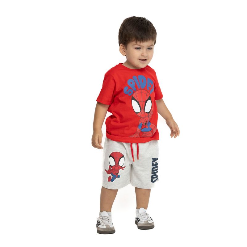 MARVEL - Short Niño Spidey Salto Gris Marvel