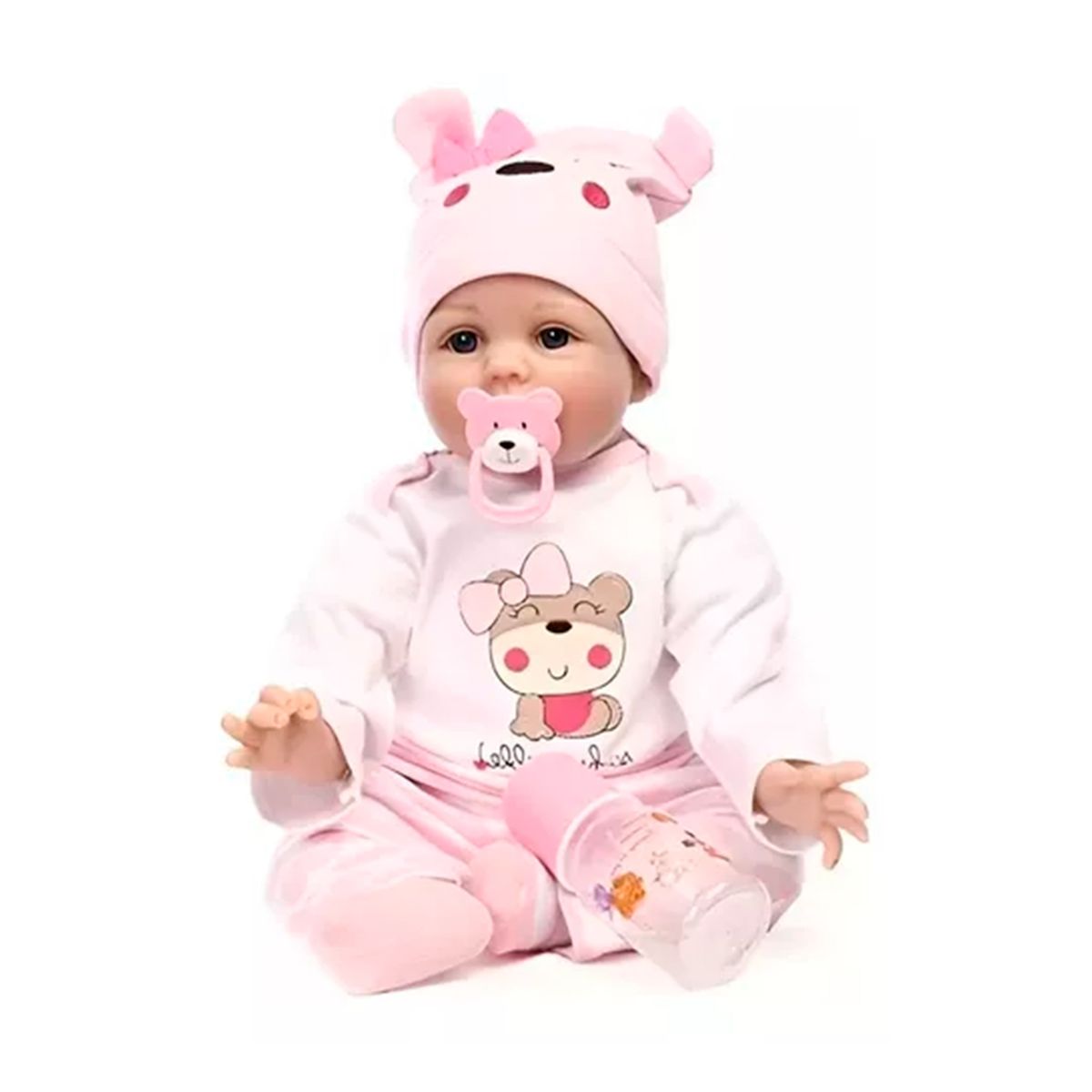 GENERICO - Bebe Reborn De Silicona Cuerpo Completo 55cm