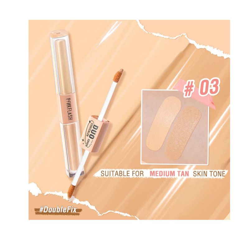PINKFLASH - Corrector Duo Cover Concealer 03 Pinkflash