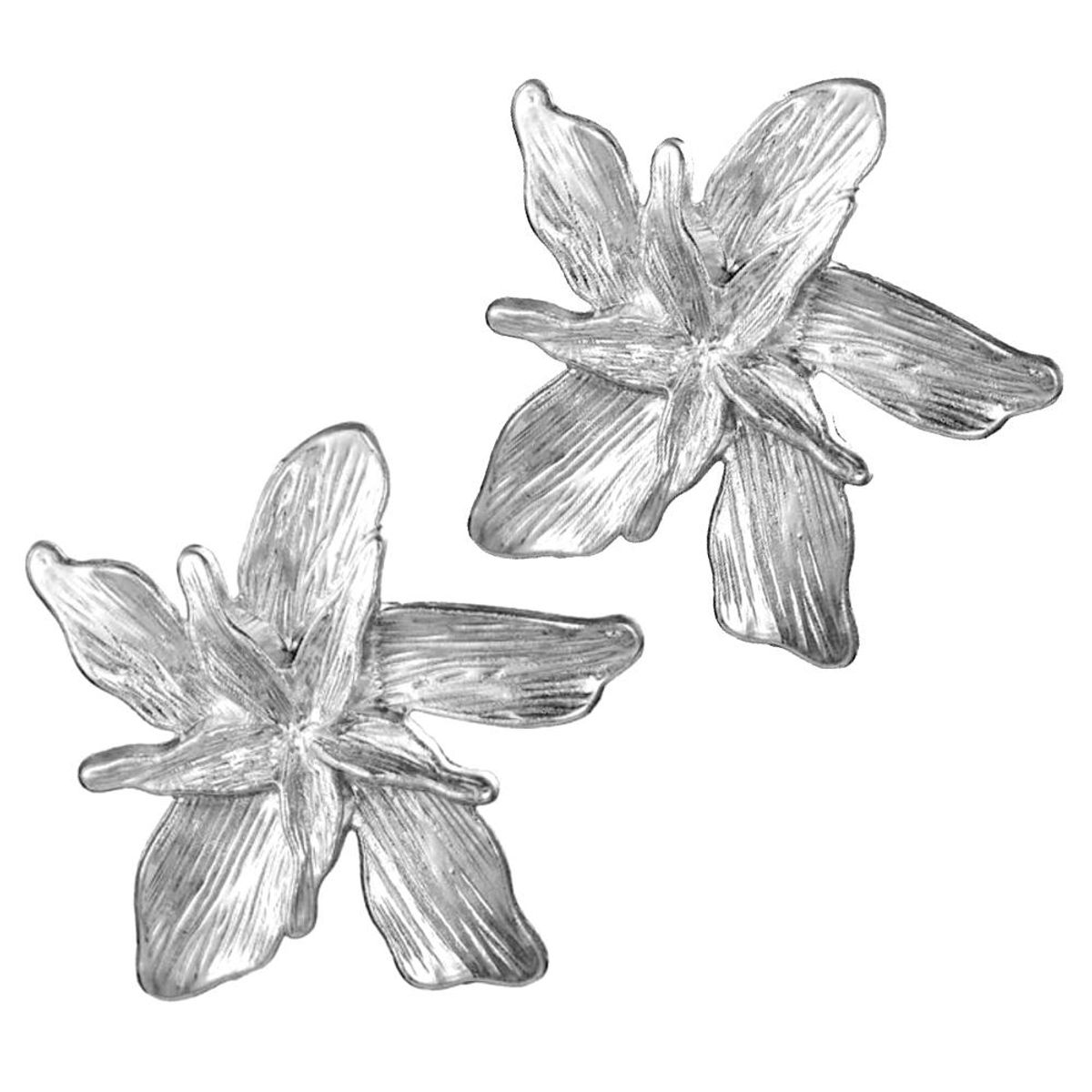 MARIA PASKARO - Aros Lirio Plateado María Paskaro - Plateado