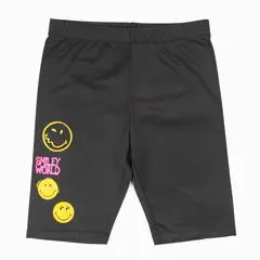 SMILEY - Calza Niña Emoji Negro