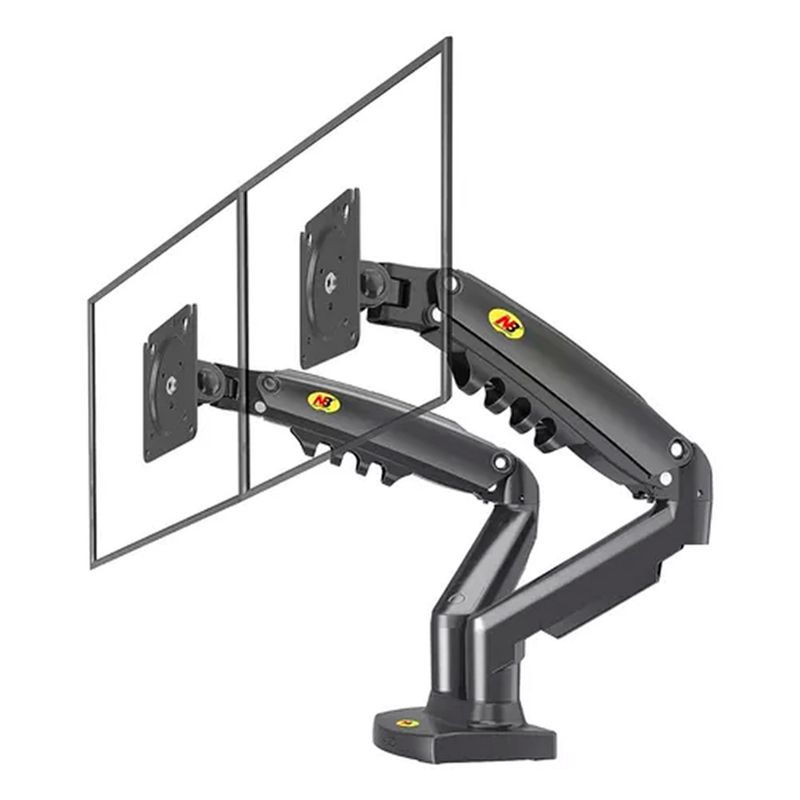 OFERTABKN - Soporte Ergonómico De Mesa Para Tv/monitor 2 Brazos 17-27