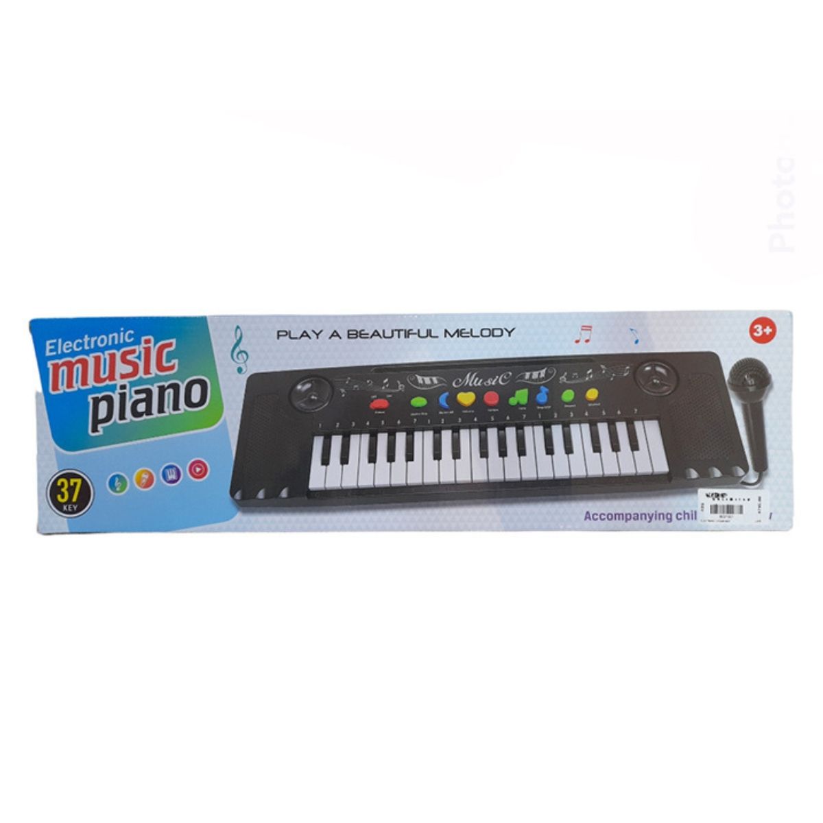 GENERICO - Piano para Niños Micrófono - Portátil de 37 teclas.