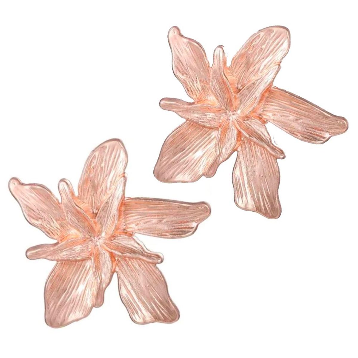 MARIA PASKARO - Aros Lirio Rose Gold María Paskaro - Dorado