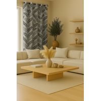 Cortina Tradicional 100% Blackout Hoja Gris