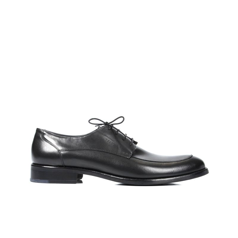 VELEZ - Vélez Zapatos Cordón Formal Ontario Cuero Hombre Efecto Negro