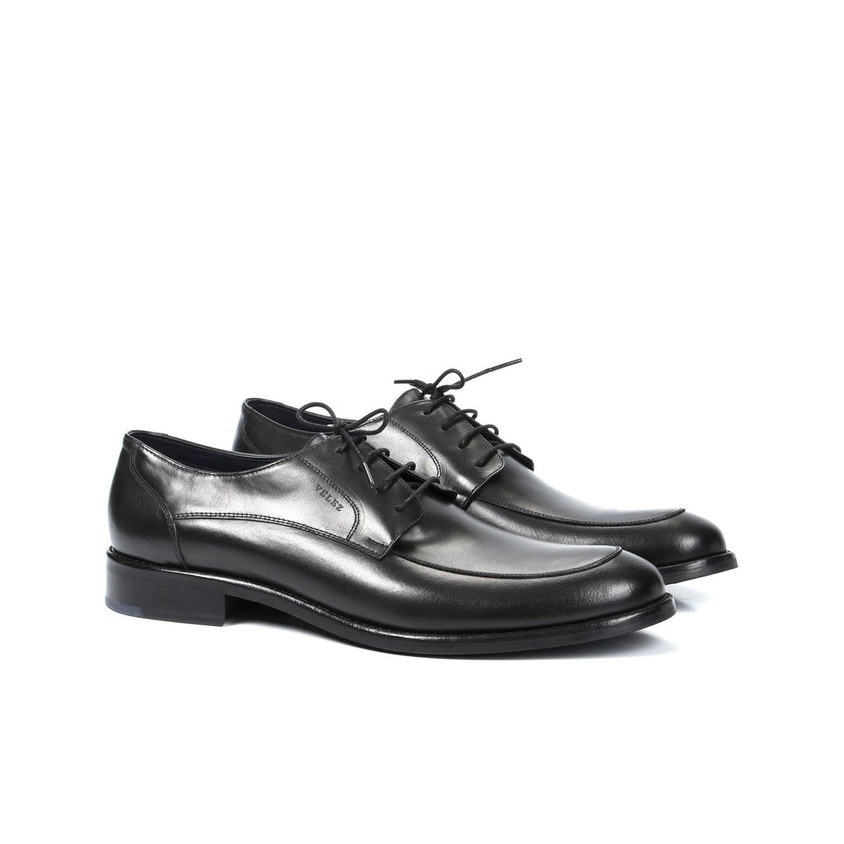 VELEZ - Vélez Zapatos Cordón Formal Ontario Cuero Hombre Envejecido Negro