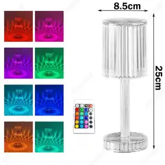 GENERICO - Lampara Crystal Diamond elegante para casa LED