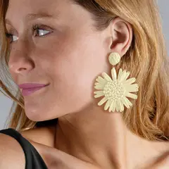 MARIA PASKARO - Aros Azalea Blanco Invierno María Paskaro - Hueso