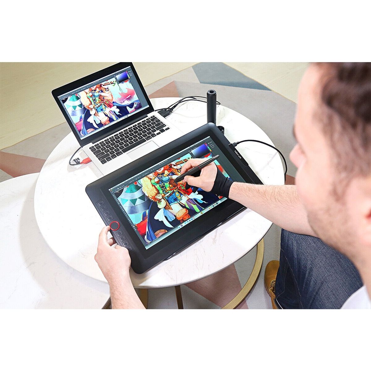 XP-PEN - Tableta Grafica Pantalla Digitalizadora Xp Pen Artist 15.6 Pro Negro