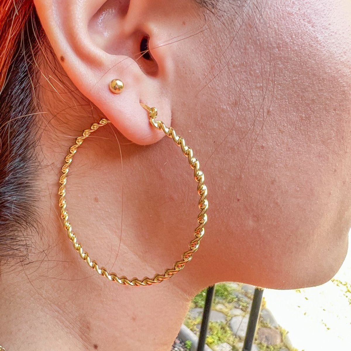 GENERICO - Aros en oro laminado de 18k