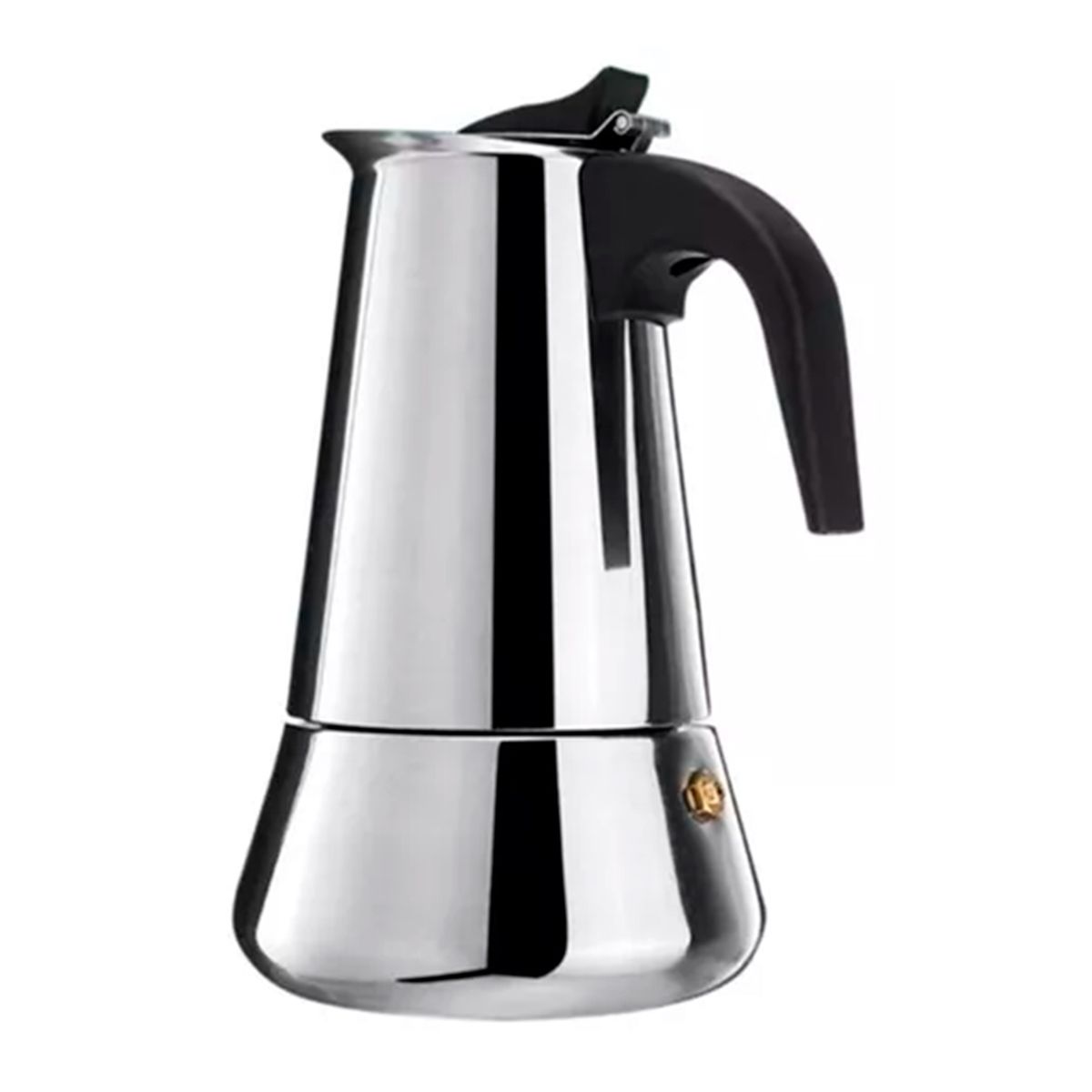 GENERICO - Cafetera Italiana Inoxidable Espresso 2 Tazas