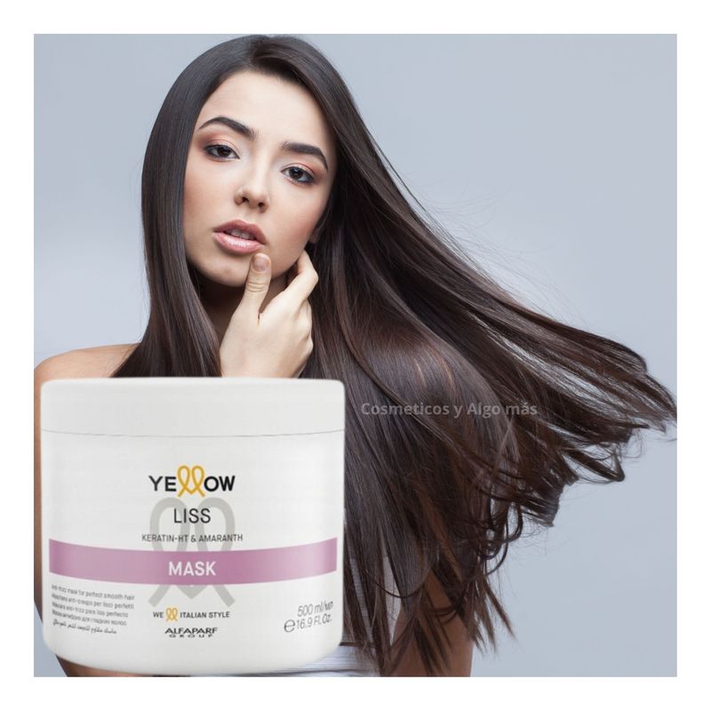 GENERICO - Mascarilla antifrizz LISO PERFECTO Yellow 500gr