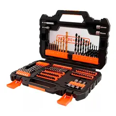 BLACK+DECKER - Puntas Y Brocas P/ Atornillar Taladrar 104 Pcs