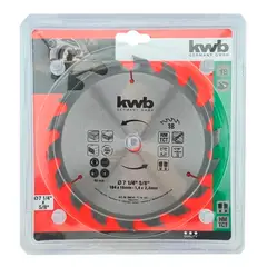 KWB - Disco De Sierra Circular 7 1/4 Pulgadas 18 Dientes